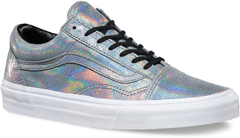 Matte shop iridescent vans