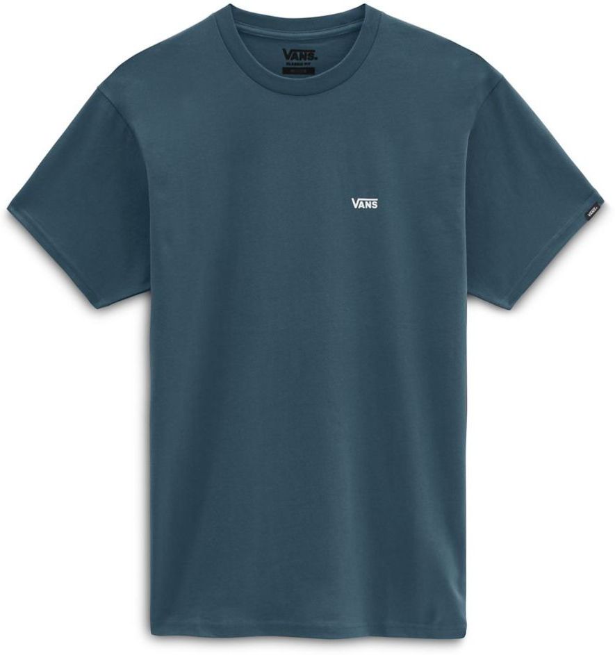 pánské triko VANS LEFT CHEST LOGO TEE Vans Teal/White