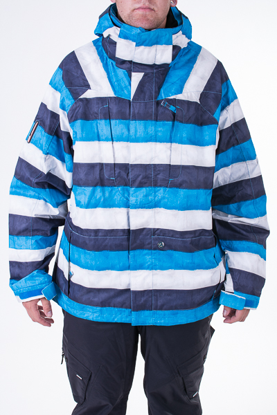 pánská zimní bunda RIPZONE Visionary jkt-paint stripe blue