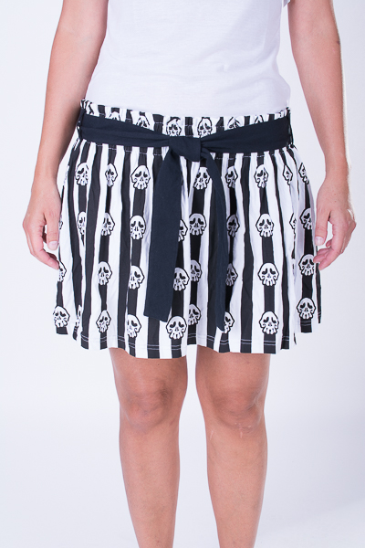 dámská sukně EMILY Skull head skirt