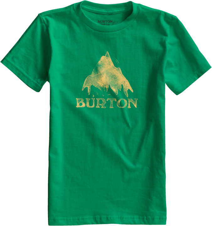 dětské triko BURTON STAMPED MOUNTAIN SS KELLY GREEN