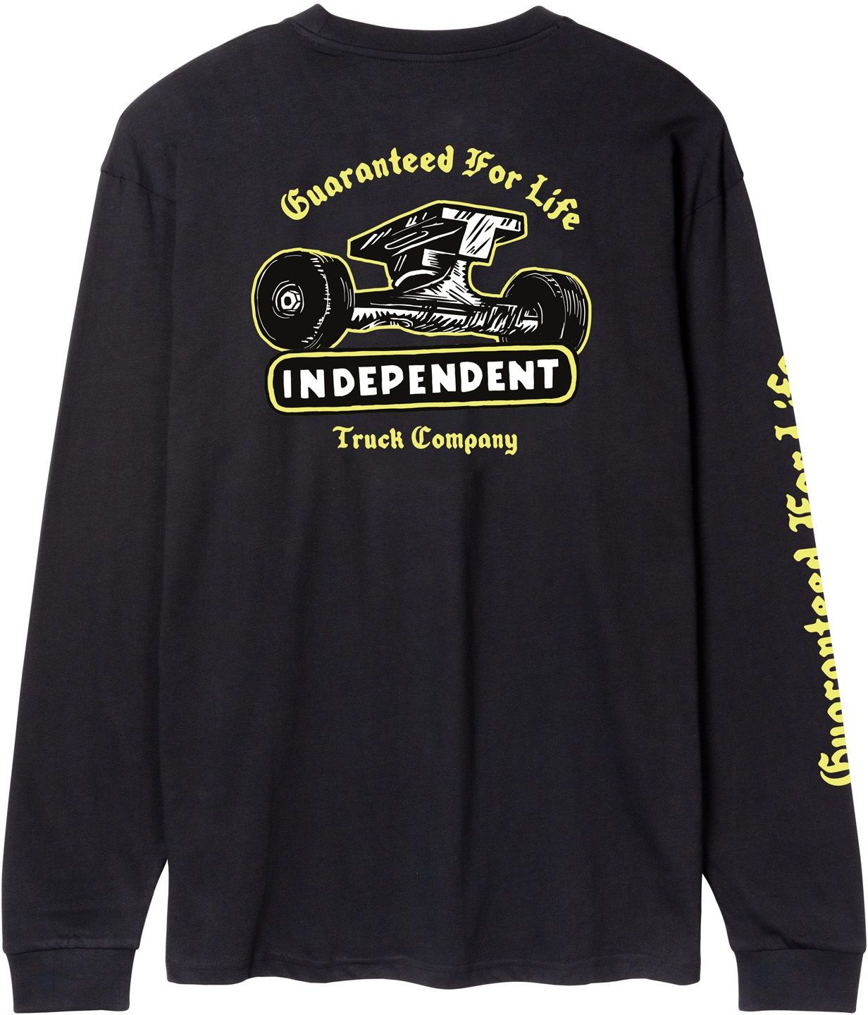 pánské triko INDEPENDENT GFL TRUCK CO LS TEE Black