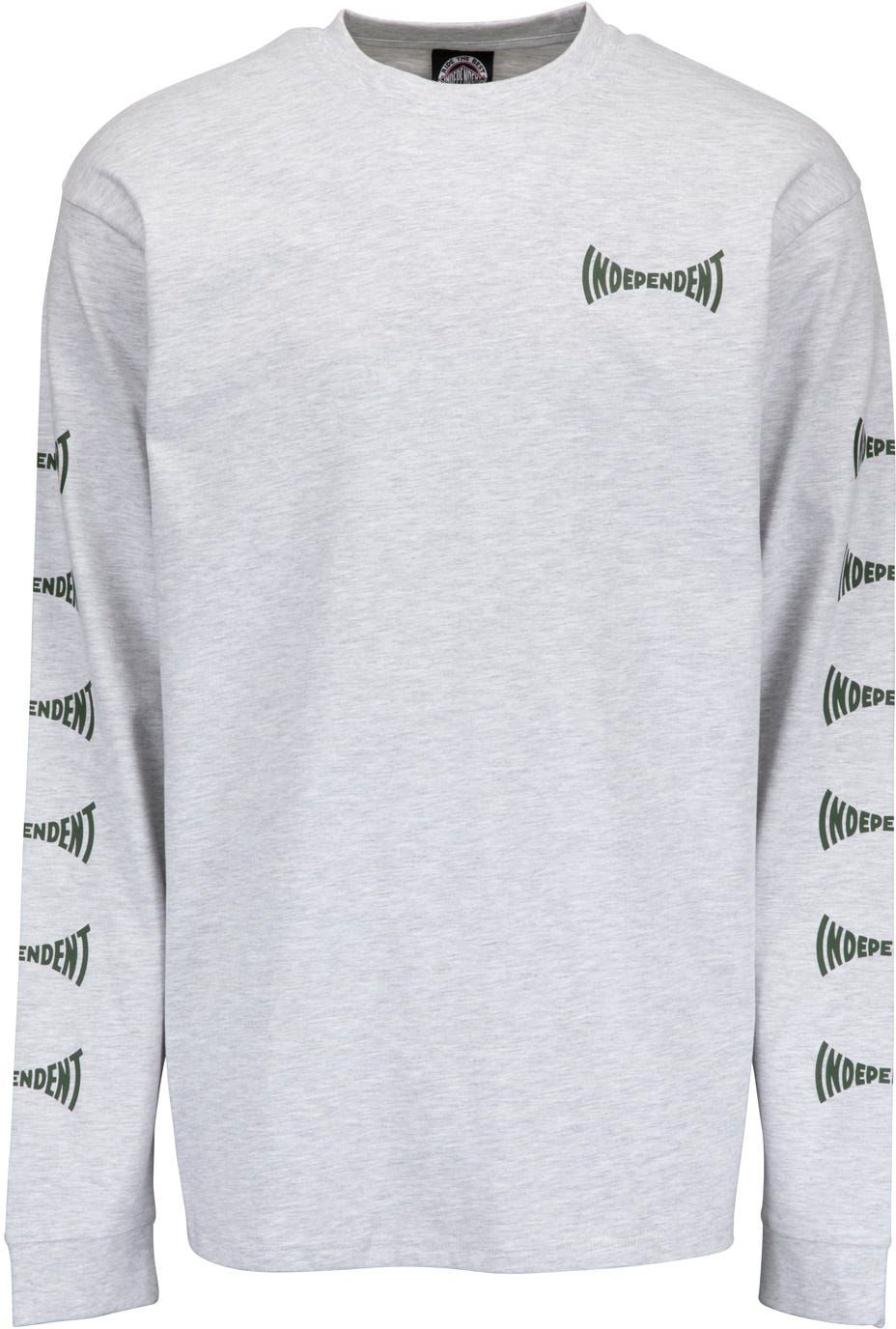 pánské triko INDEPENDENT SPAN LS TEE Athletic Heather