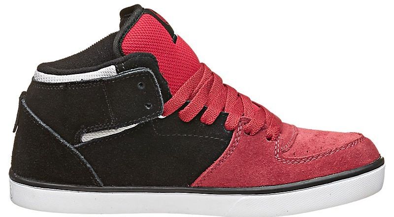 dětské boty DVS TOREY Black/Red Suede