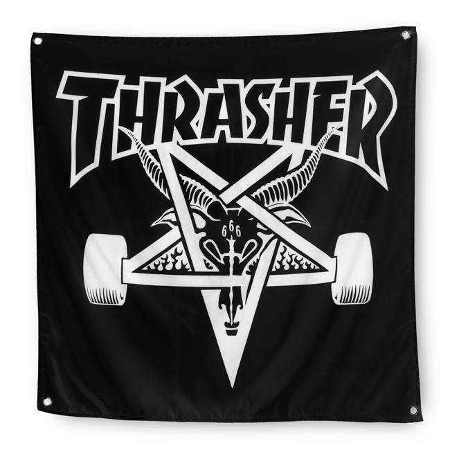 banner THRASHER SKATEGOAT BANNER