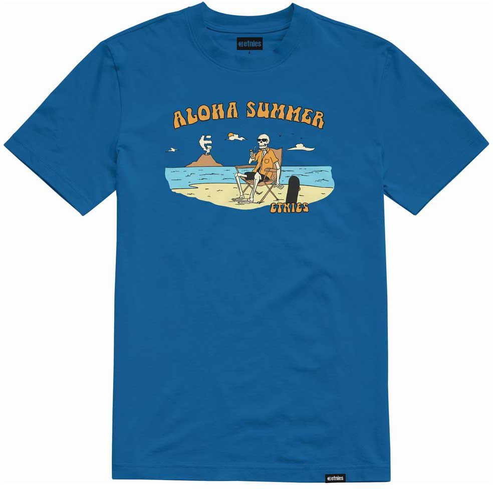 pánské triko ETNIES ALOHA SUMMER TEE Royal