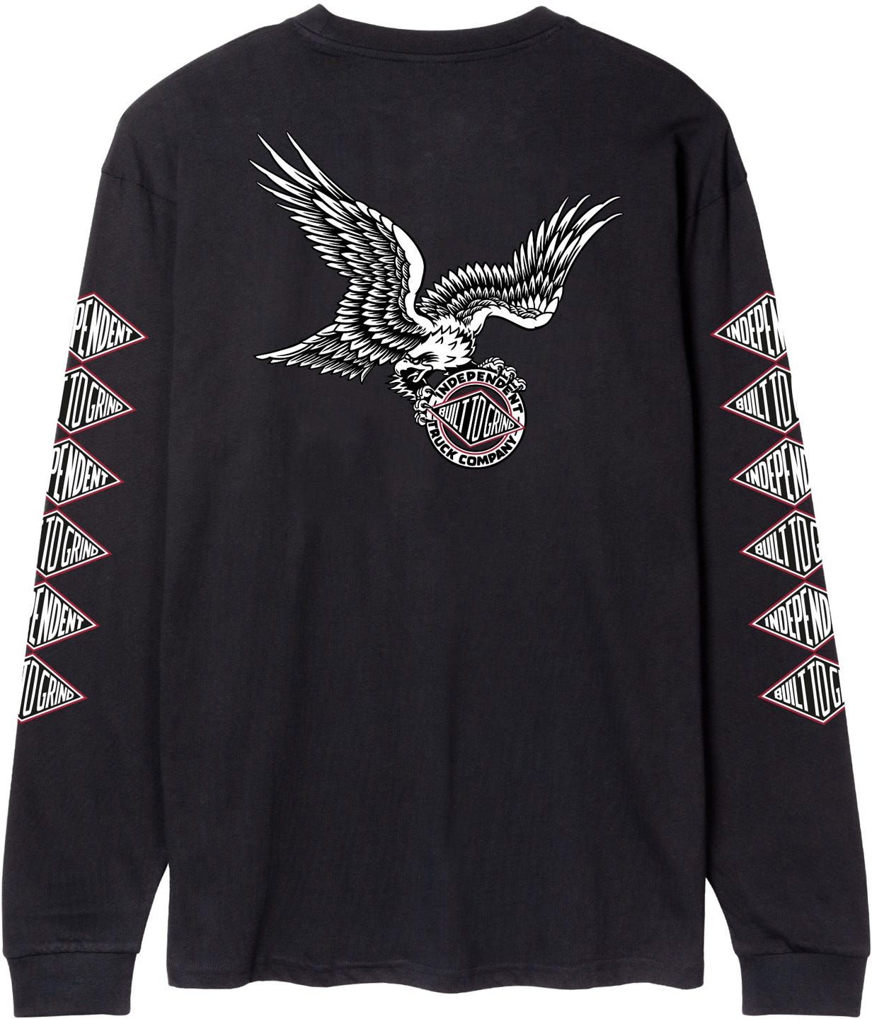 pánské triko INDEPENDENT BTG EAGLE SUMMIT LS TEE Black