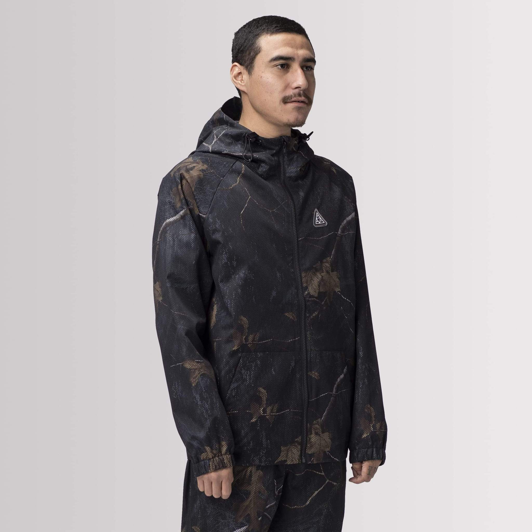 Pánská bunda Huf NETWORK LIGHTWEIGHT JACKET ReaTree Black